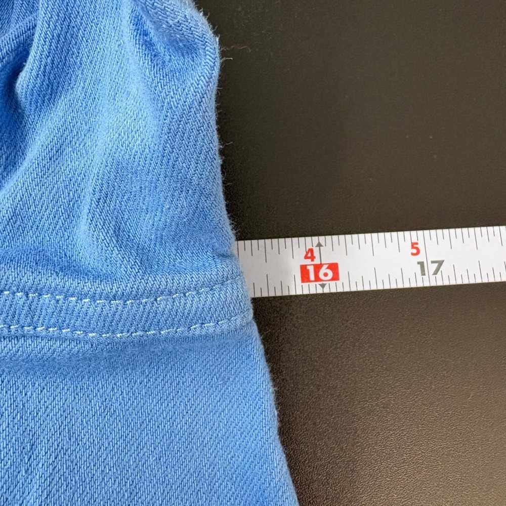 Judy Blue Women Jeans 18W Blue Garment Dyed Raw Hem Wide Leg Crop JB88843 C - Picture 12 of 16